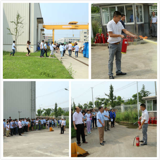 冰球突破举办“消防演习”全员参与 安全工作