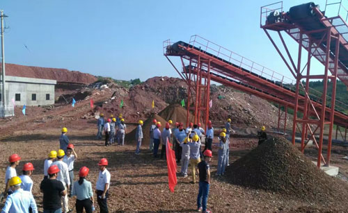 冰球突破股份建筑垃圾处理设备为中天集团在浙江金华将建筑垃圾“变废为宝”做贡献