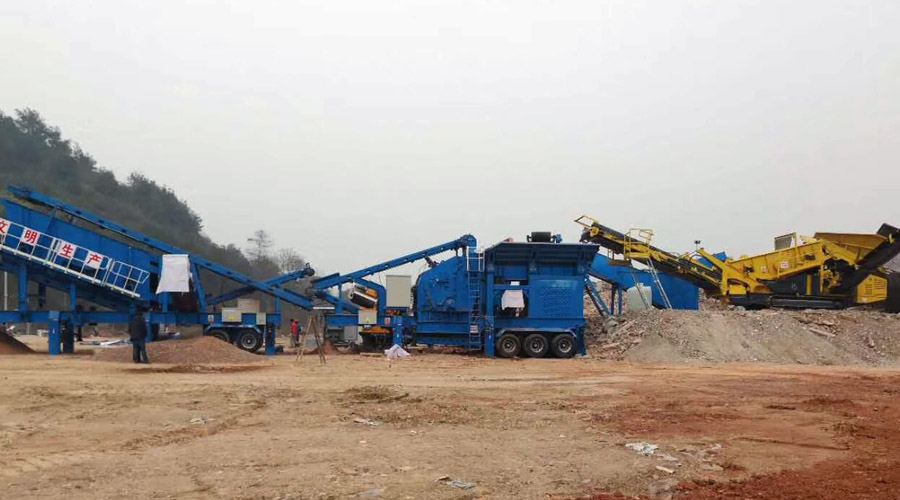 【新项目】冰球突破股份承建的浙江东阳移动式建筑垃圾处理项目顺利完成调试