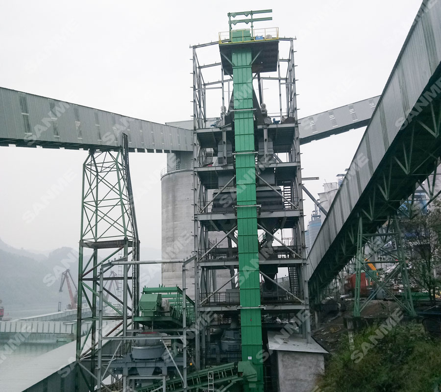 冰球突破股份承建的东方希望精品楼站式机制砂生产工厂调试成功
